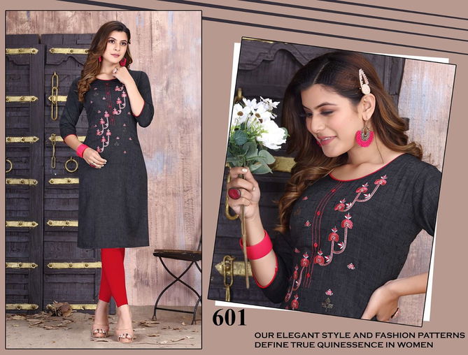 Ft Aaliya 1 Fancy Rayon Regular Wear Designer Kurti Collection